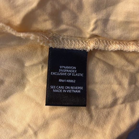 Torrid Sunshine Yellow Smocked Bodice Pleated V-Neck Dress, Sz. 1 - Picture 7 of 10